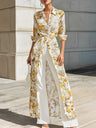 Leonie | Floral Chiffon Garden Party Shirt Dress