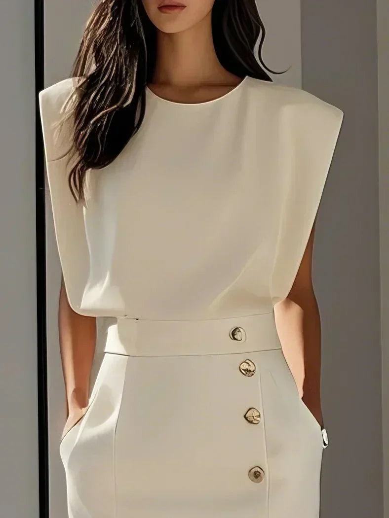 Capucine | Formal Midi Dress With Flowing Silhouette