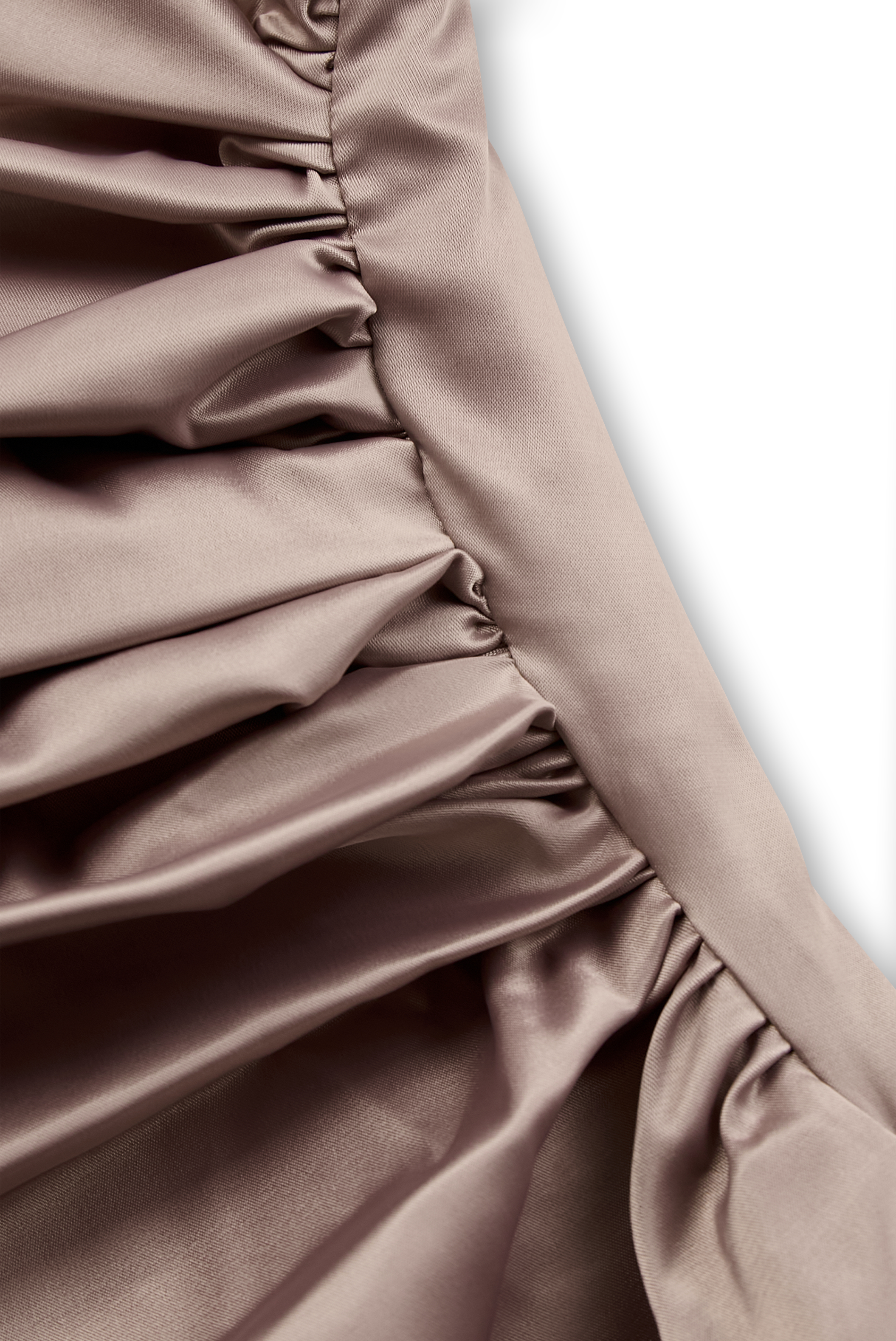 Fleur | Satin One Shoulder Evening Gown Wedding Guest Dress