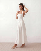 Beatrix | Corset Halter Bandage A-Line Maxi Evening Dress
