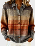 Sidonie | Oversized Plaid Cardigan Sweater for Autumn Layering