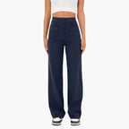 Adeline | Womens Relaxed Fit Casual Trousers With Pockets