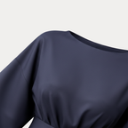 Felicity | Wide Sleeve Wrap Midi Dress For Weddings & Occasions