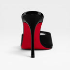 Evangeline | Evening Shoes For Wedding In Pointed Leather Mules