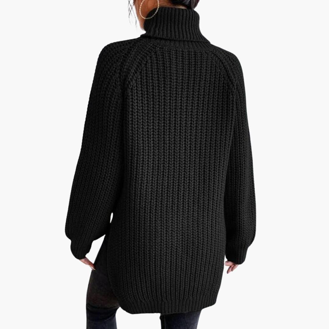 Solene | Women's Cashmere Jumper Turtleneck Oversized Knit