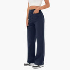 Adeline | Womens Relaxed Fit Casual Trousers With Pockets