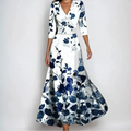 Aurelia | Elegant Wrap Dresses For Women With 3/4 Sleeves