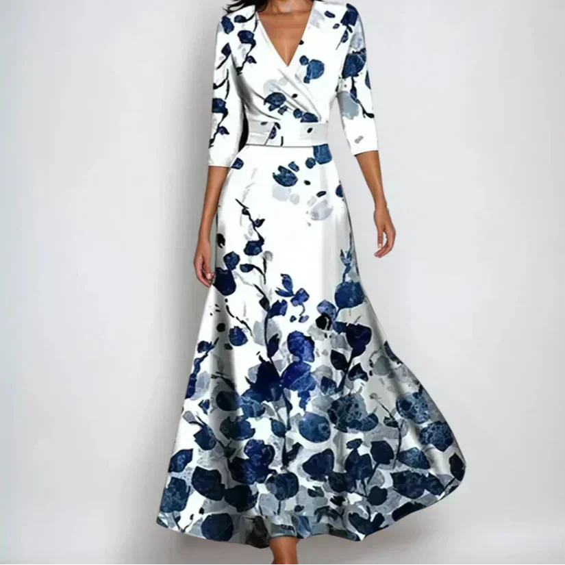 Aurelia | Elegant Wrap Dresses For Women With 3/4 Sleeves