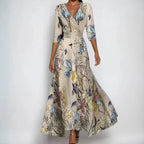 Aurelia | Elegant Wrap Dresses For Women With 3/4 Sleeves