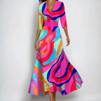Aurelia | Elegant Wrap Dresses For Women With 3/4 Sleeves