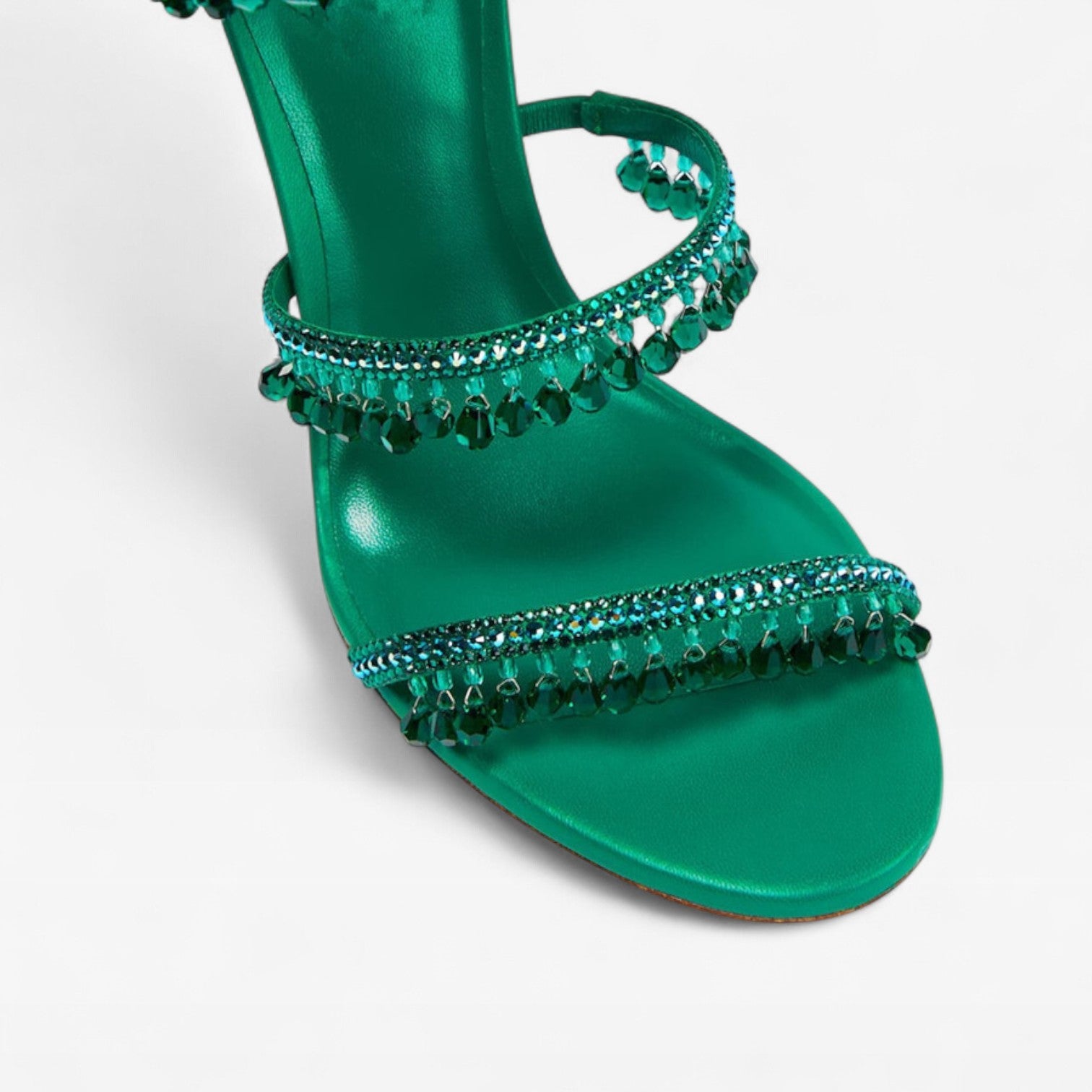 Esmee | Crystal Ankle Wrap Rene Caovilla Heels For Occasions