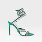 Esmee | Crystal Ankle Wrap Rene Caovilla Heels For Occasions
