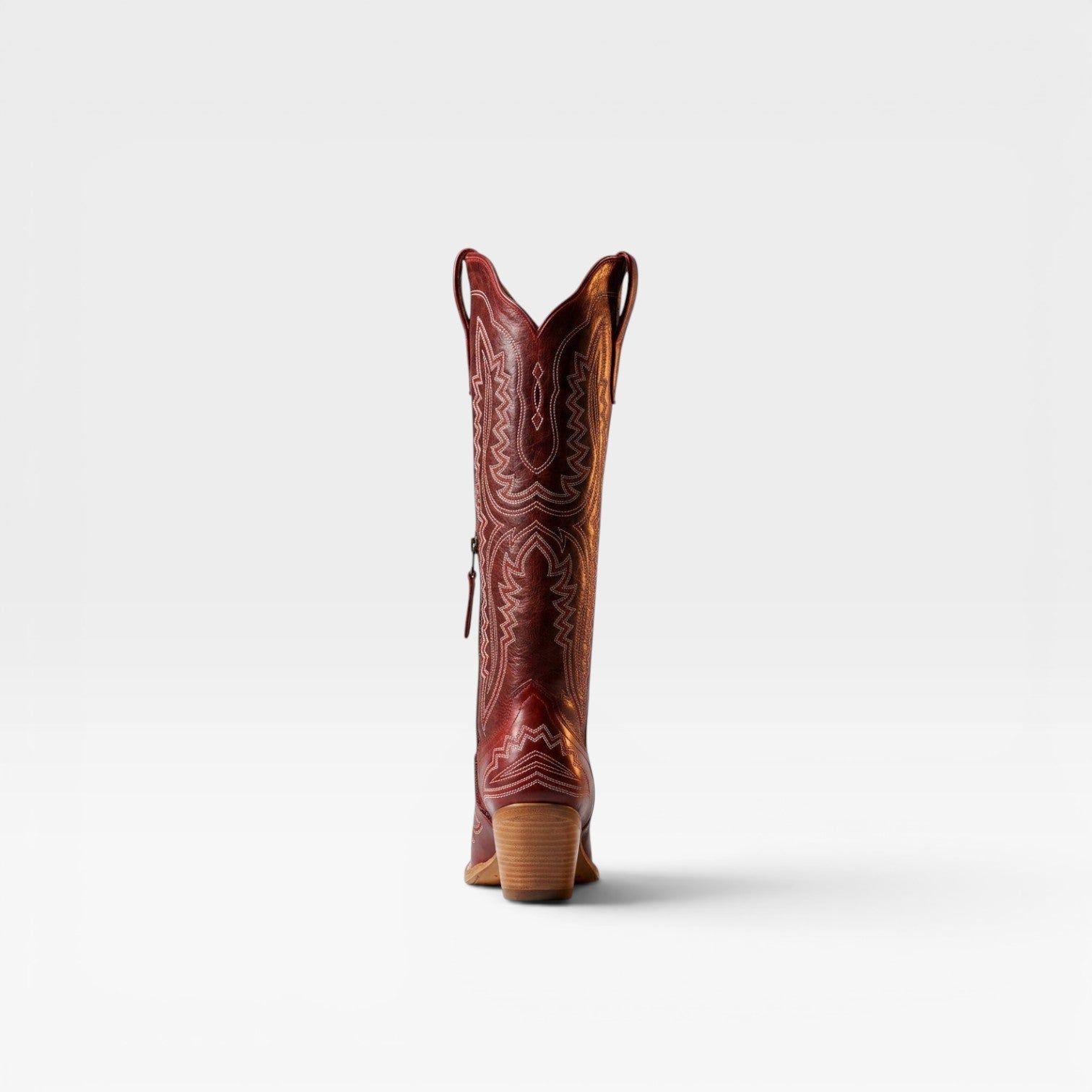 Fleur | Round Toe Embroidered Cowboy Boots Western Block Heel