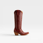 Fleur | Round Toe Embroidered Cowboy Boots Western Block Heel