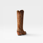 Fleur | Round Toe Embroidered Cowboy Boots Western Block Heel