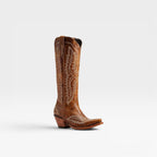 Fleur | Round Toe Embroidered Cowboy Boots Western Block Heel