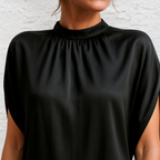Tatiana | Women's High Neck Mini Dress for Day to Night