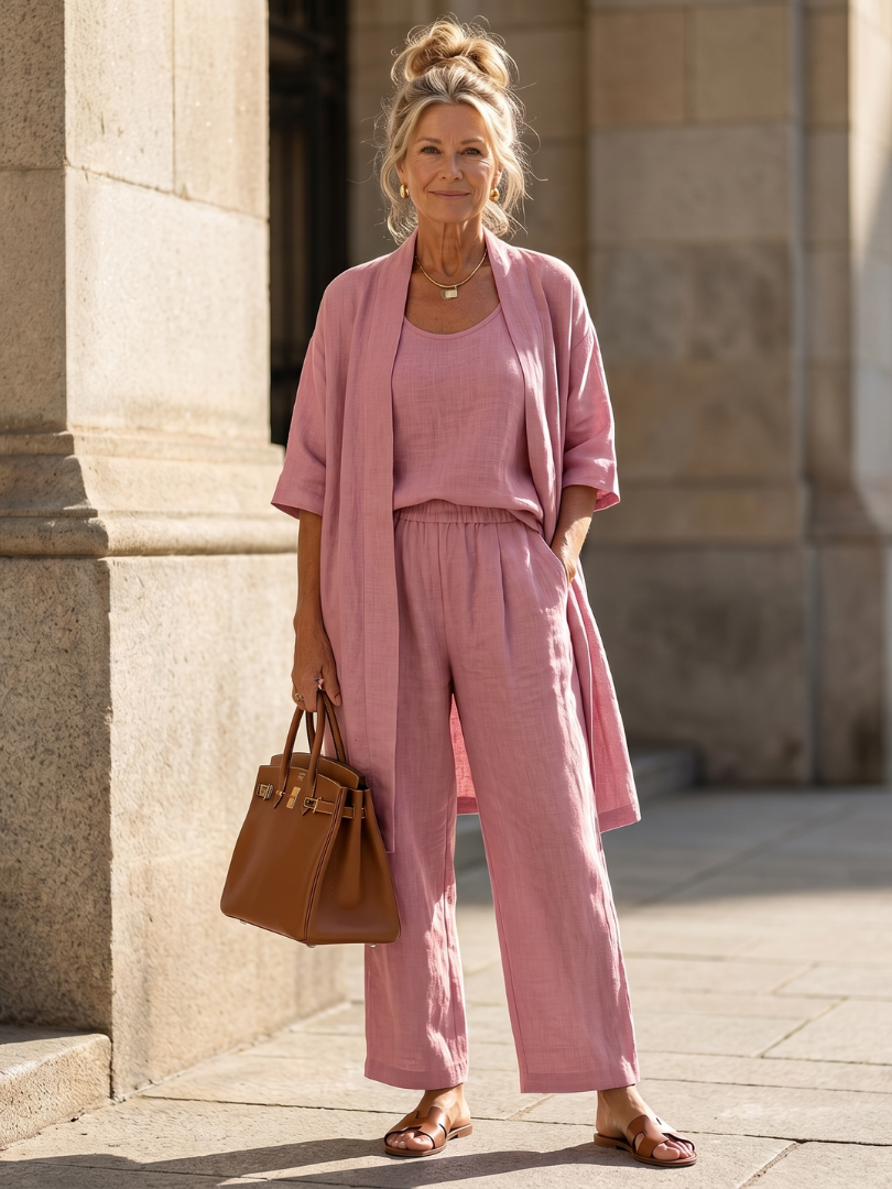 Giselle | Three Piece Relaxed Wide Leg Co-Ord Set