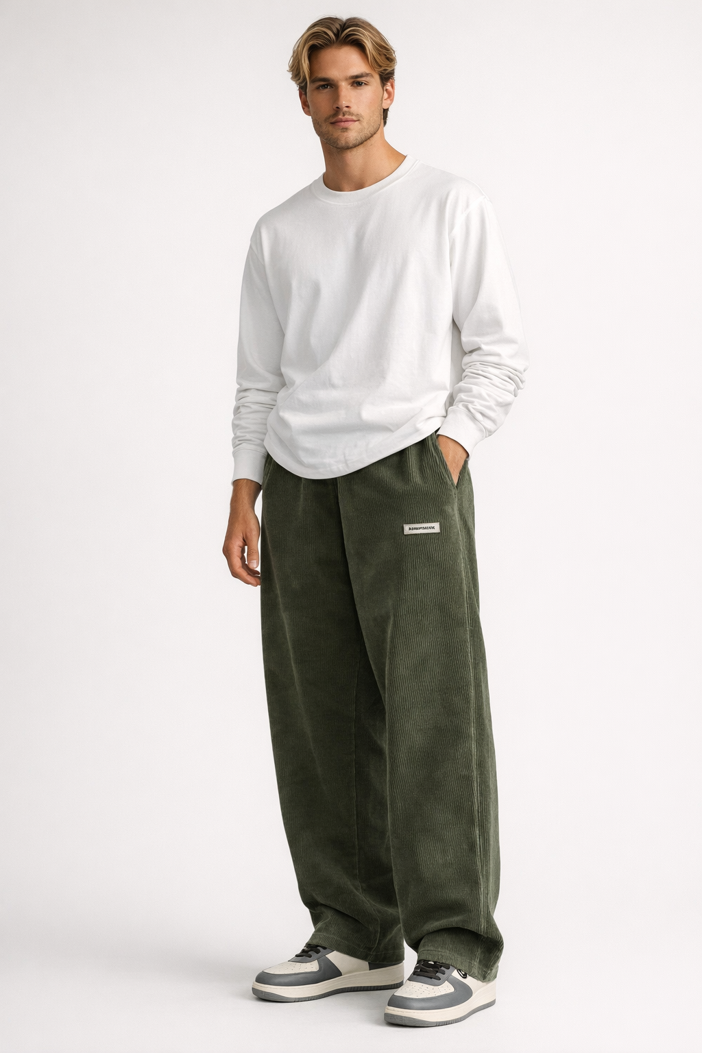 Rosanna | Wide Leg Corduroy Trousers in Relaxed Casual Style