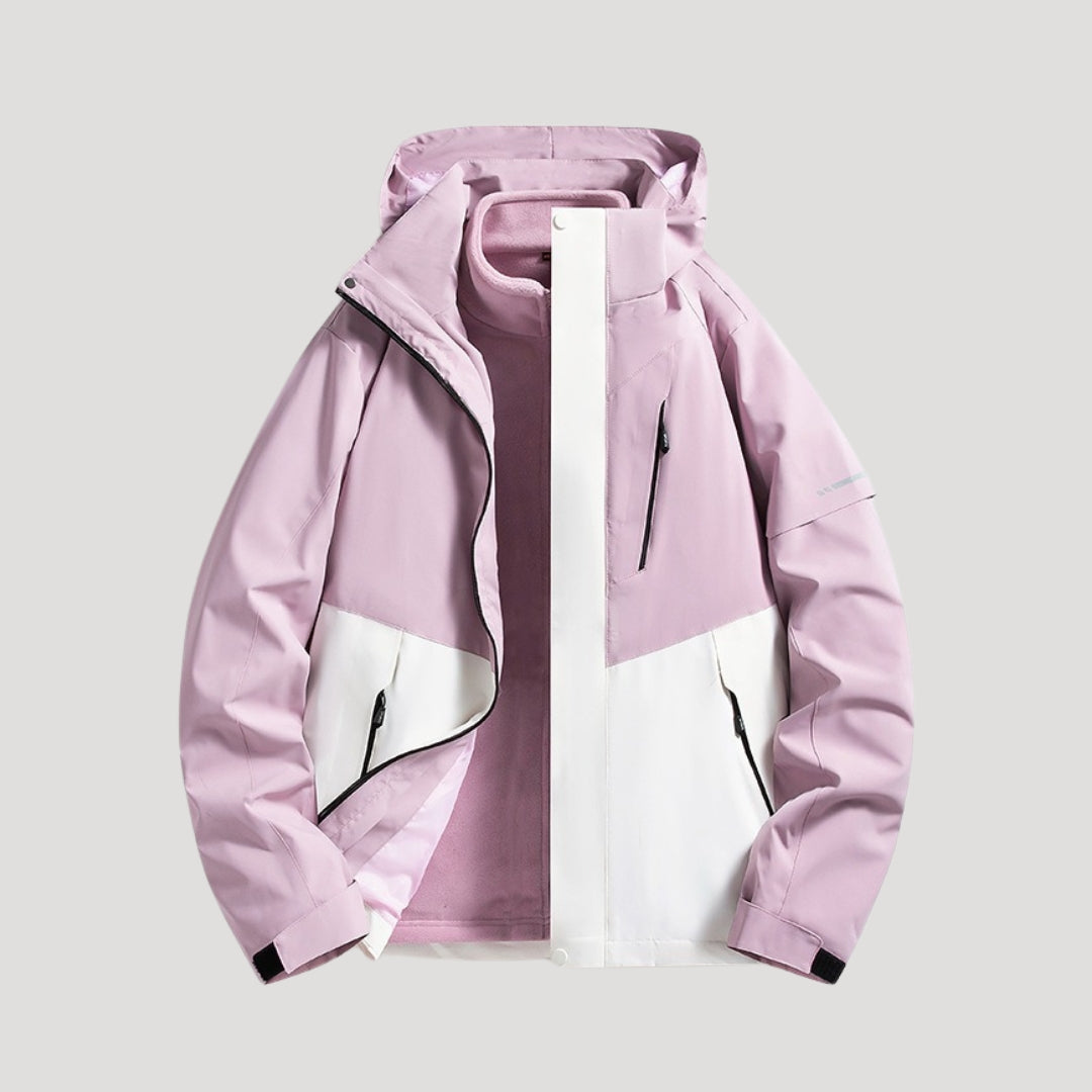 Lucienne | Women Quilted Down Jacket Black Hooded