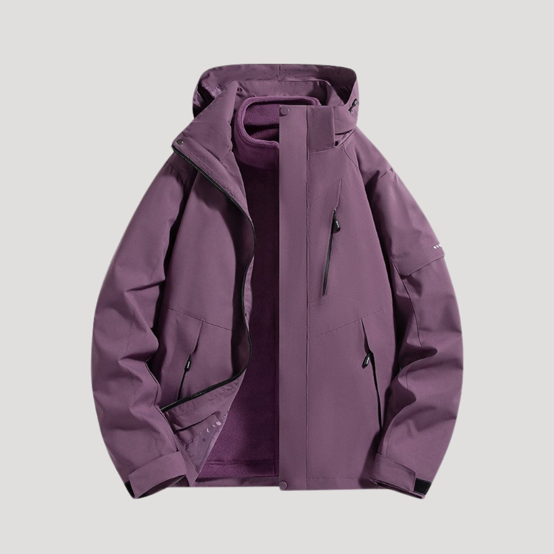 Lucienne | Women Quilted Down Jacket Black Hooded