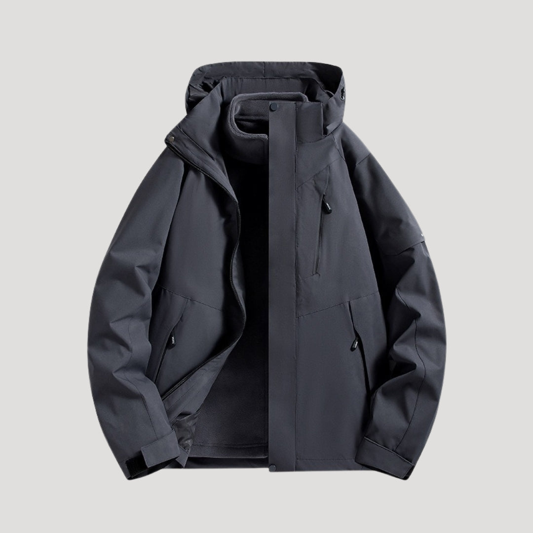 Lucienne | Women Quilted Down Jacket Black Hooded