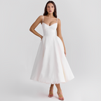 Cordelia | Chic Corset A-Line Garden Party Dress