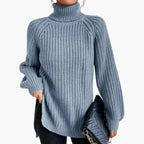 Solene | Women's Cashmere Jumper Turtleneck Oversized Knit