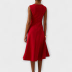 Marguerite | Sophisticated Asymmetric Midi Dress