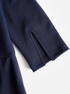 Ingrid | Cold-Shoulder Bodycon Evening Midi Dress In Navy