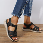 Honorine | Women's Arch Support Walking Sandals With Contoured Footbed