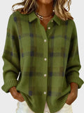 Sidonie | Oversized Plaid Cardigan Sweater for Autumn Layering