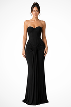 Tatiana | Cinderella Wedding Dress Lace Corset Strapless Maxi