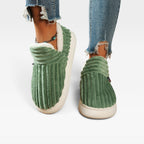 Ursula | Winter Chunky Brown Slipper Boots For Cosy Days