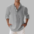 Cassian | Relaxed Linen Shirt Long Sleeve Summer Holiday