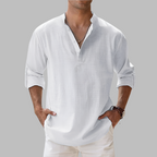 Cassian | Relaxed Linen Shirt Long Sleeve Summer Holiday
