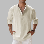 Cassian | Relaxed Linen Shirt Long Sleeve Summer Holiday