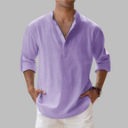 Cassian | Relaxed Linen Shirt Long Sleeve Summer Holiday