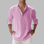 Cassian | Relaxed Linen Shirt Long Sleeve Summer Holiday