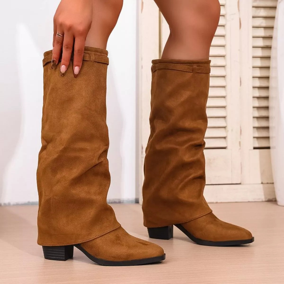 Mirabelle | Women's Heeled Knee-High Boots Casual Everyday