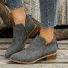 Henriette | Women's Low Heel Ankle Boots Slip On Everyday