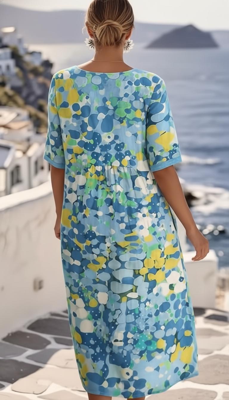 Persephone | Floral House Dress Wedding Guest Garden Party Midi