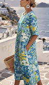 Persephone | Floral House Dress Wedding Guest Garden Party Midi