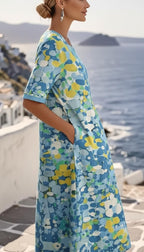Persephone | Floral House Dress Wedding Guest Garden Party Midi