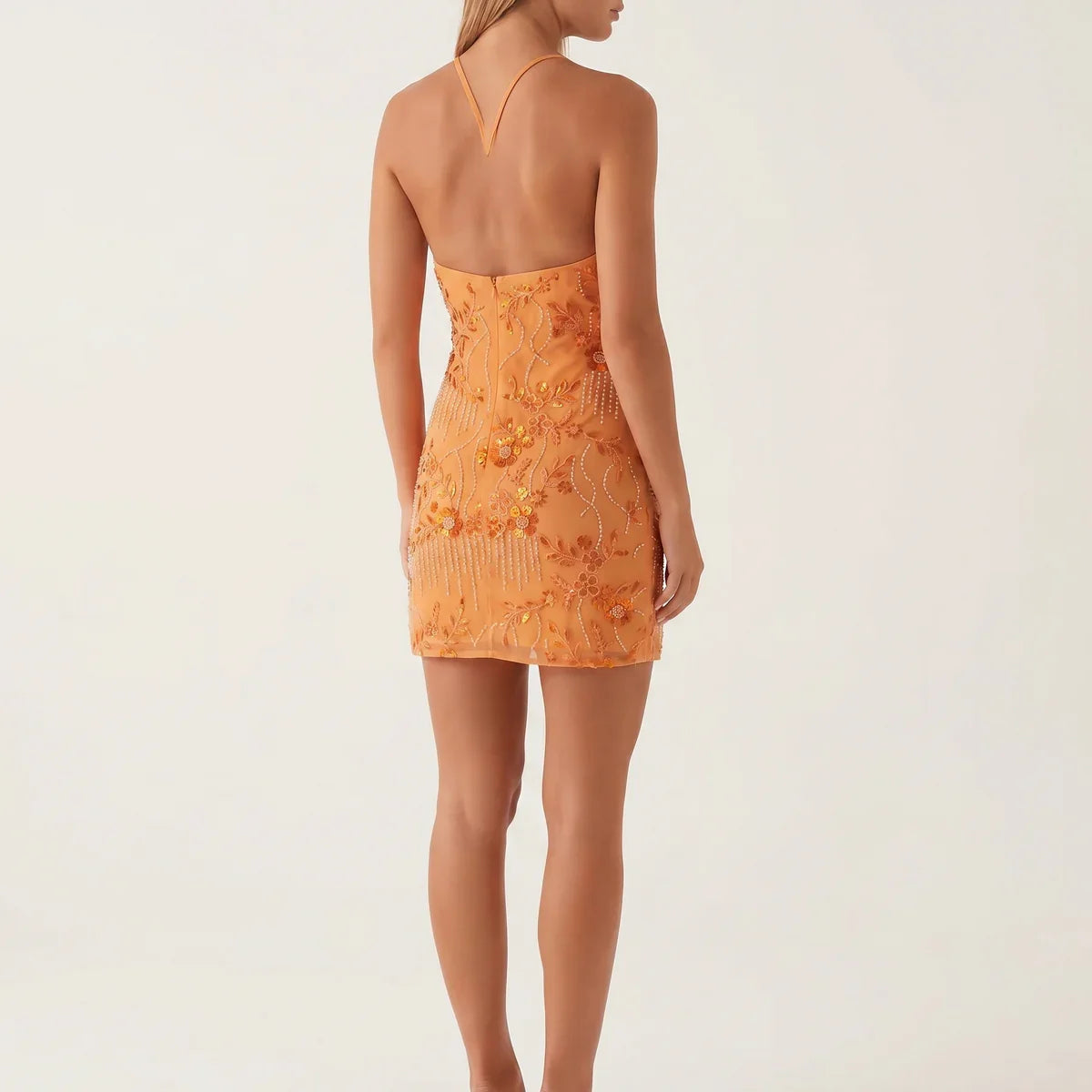 Isadora | Elegant Floral Embroidered Mini Dresses For Women