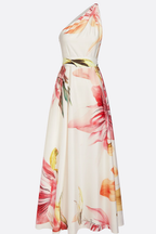 Josephine | Floral Satin One Shoulder Bridesmaid Dresses
