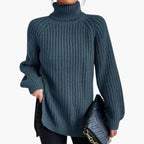 Solene | Women's Cashmere Jumper Turtleneck Oversized Knit