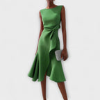 Marguerite | Sophisticated Asymmetric Midi Dress