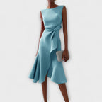 Marguerite | Sophisticated Asymmetric Midi Dress