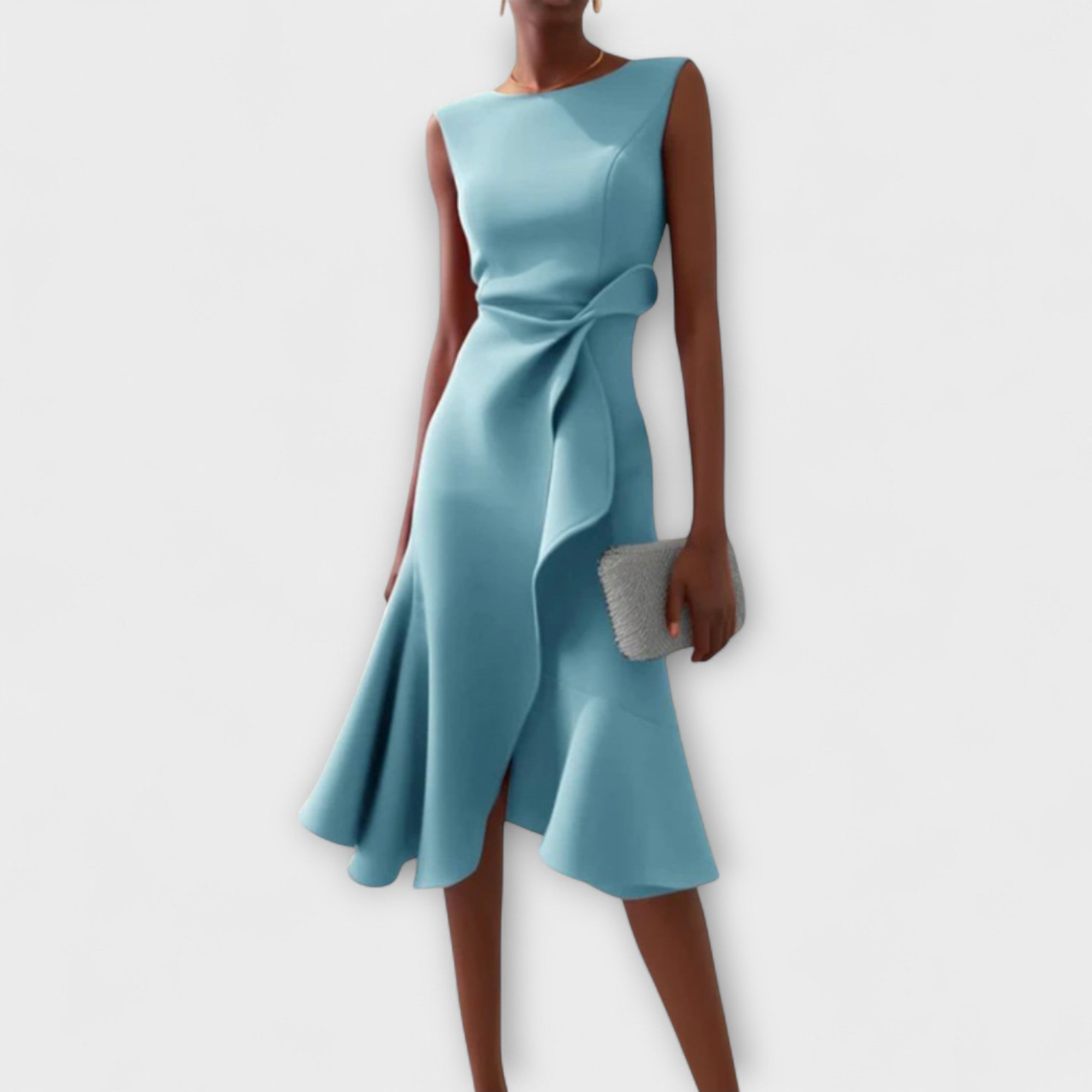 Marguerite | Sophisticated Asymmetric Midi Dress